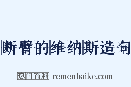 断臂的维纳斯造句是什么意思的图片